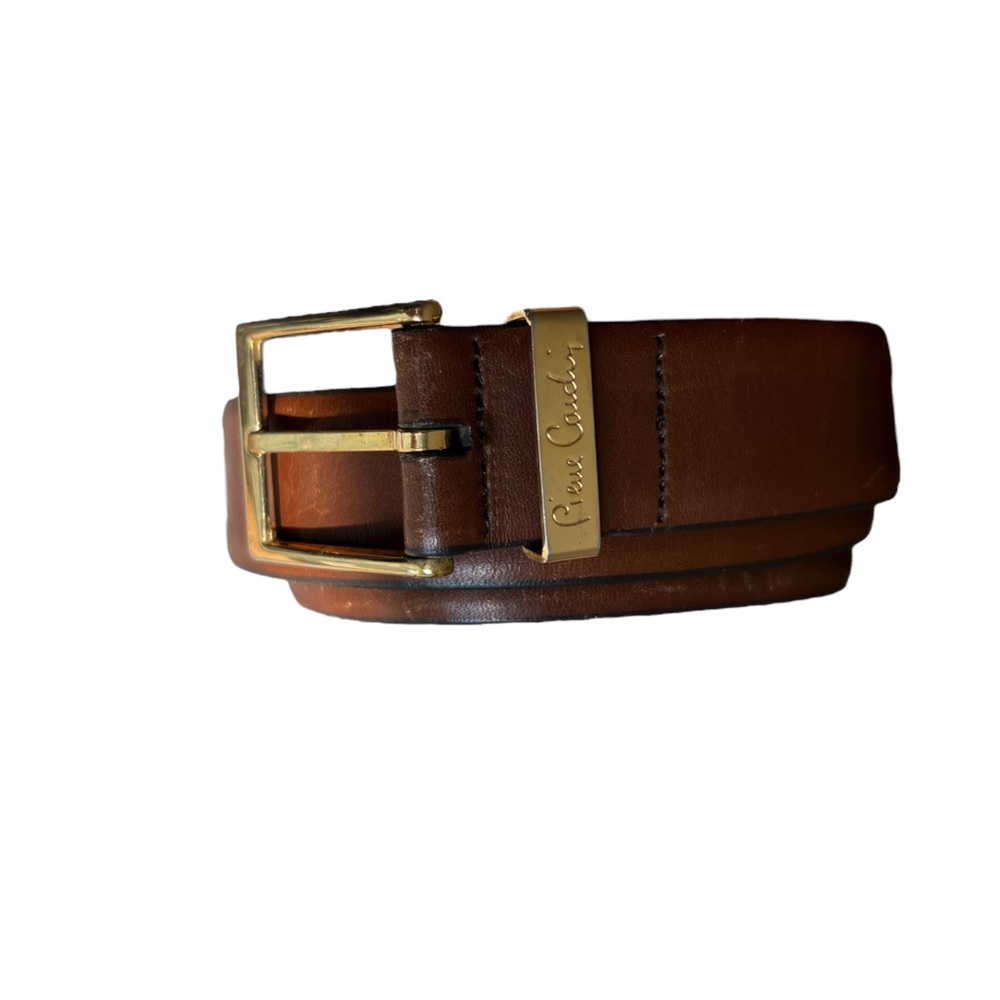 Pierre Cardin Brown Leather Belt Bag